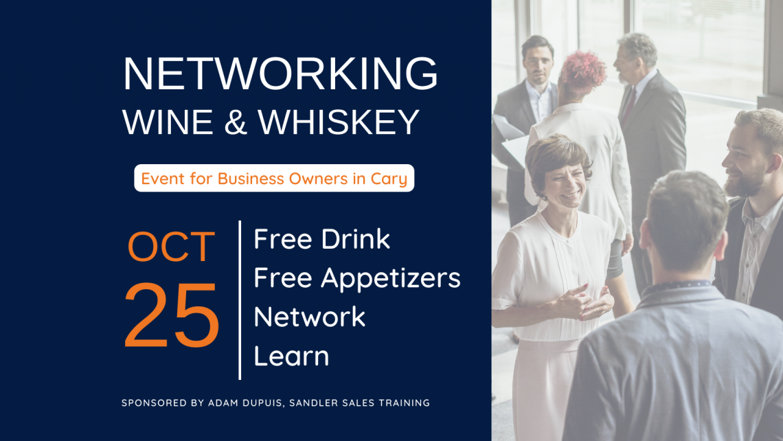 Networking Wine and Whiskey Mixer - Oct 25th from 3:30-5:00