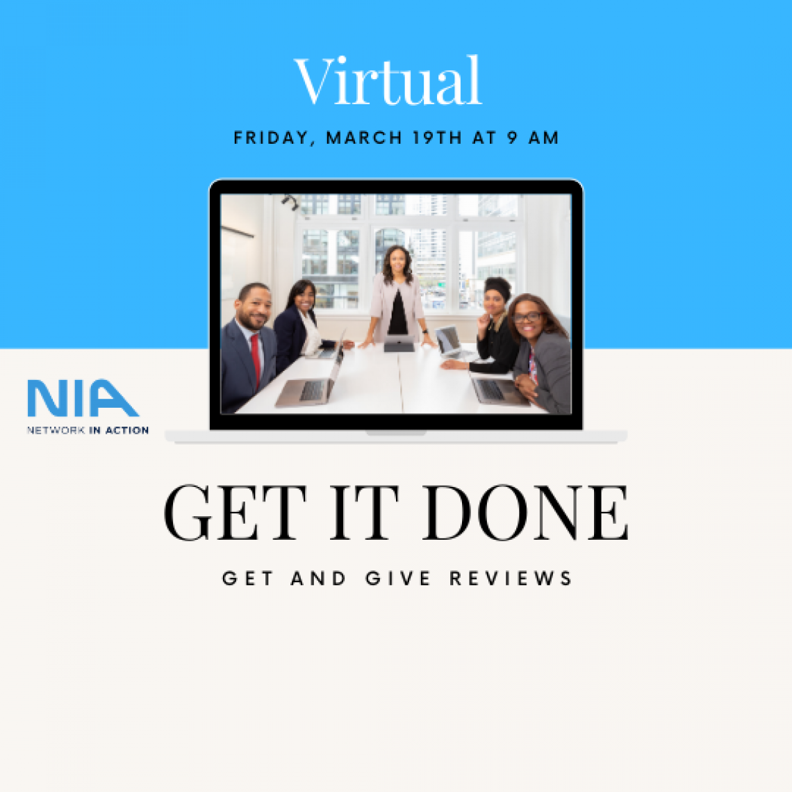 Virtual Give and Get Reviews session