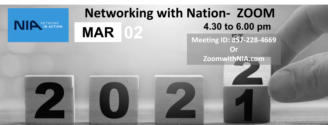 Network With The Nation | March 2, 4:30 pm to 6:00 pm EST