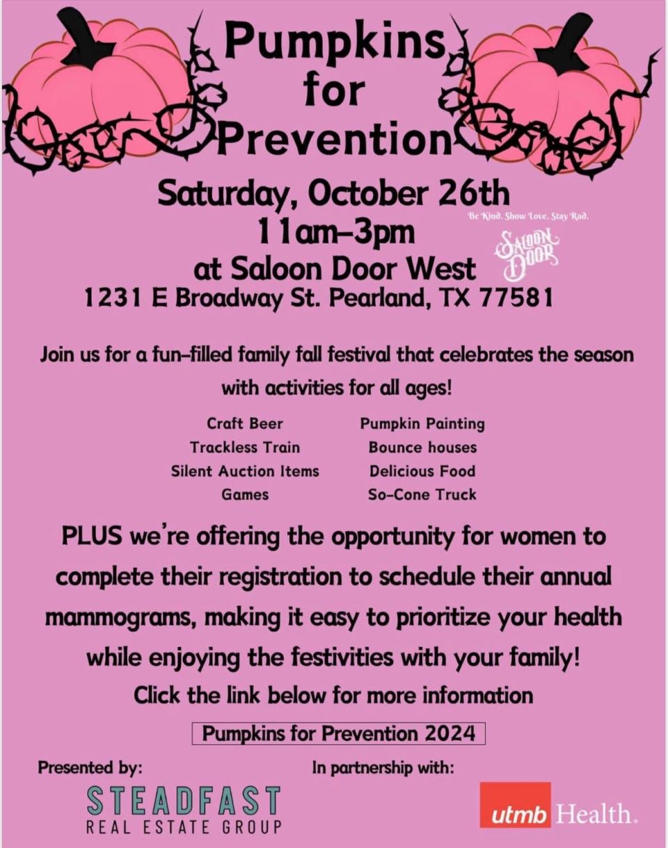 Happy Friday, everyone. We have a member, Patrick Elliot, who is sponsoring this great event, and being that we recently received news that a close family member has been diagnosed with breast cancer. I would be very appreciative if you could share this event with your members and attend to show some support. Thank you so much for your attention and participation.