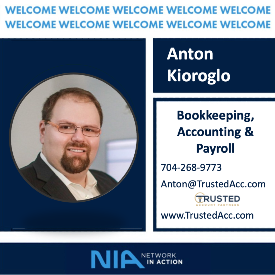 Please join me in welcoming Anton to the NIA - Fort Mill Family!