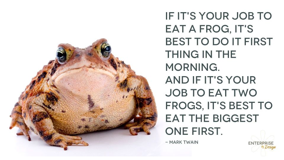 While Twain wasn’t referring to finances, his wisdom is highly relevant to financial planning.In the world of wealth management, the "frog" represents the tasks we tend to avoid—like creating a budget, eliminating debt, or setting up an investment plan. These are the challenging, often uncomfortable steps we know we need to take but often avoid. Yet, once tackled, the sense of relief and control makes everything else more manageable.When you approach financial planning with this mindset, you start to see that the initial sacrifices—whether it's cutting down on non-essential spending or committing to a long-term savings goal are not burdens; they are investments in your future self. By doing the hard work now, you create a ripple effect that will ease financial pressure in the years to come.Think of it like planting a tree. It takes effort to dig, nurture, and wait for it to grow. But over time, that tree will provide shade, shelter, and fruit. In the same way, making disciplined financial choices today creates the stability, security, and freedom you'll enjoy for years to come. It’s not just about having money; it’s about having options—whether that’s retiring early, traveling, or simply living without financial stress.So, what’s your financial "frog"? And how will eating it today lead to a more comfortable, empowered future?