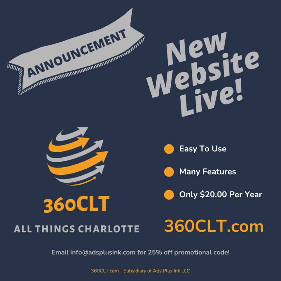 Announcing 360CLT: Charlotte's Premier Directory for Businesses and Consumers! We are thrilled to introduce 360CLT.com, the ultimate directory for Charlotte, NC, and all surrounding areas. Whether you're a business looking to expand your reach or a consumer searching for the best local services, 360CLT.com is here to connect you!For just $20.00 per year, you can join the best directory in town, making it an easy decision to sign up and benefit from all the exposure and connections 360CLT offers.𝐖𝐡𝐲 𝐂𝐡𝐨𝐨𝐬𝐞 𝟑𝟔𝟎𝐂𝐋𝐓?Comprehensive ListingsUser Reviews and RatingsOffer Deals and SpecialsEvent ListingsInteractive MapsBusiness ProfilesCommunity ConnectionMobile App Coming SoonAt this cost, we've taken the question of signing up or not out of the equation. Join today and experience all the amazing features 360CLT has to offer!As we launch this exciting new platform, we will be phasing out the Carolina Board of Trade website. We want to extend our heartfelt thanks to all our members for their support in the past and in the future.Visit 360CLT.com and get started now! 😀