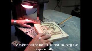 How to make a sandblasted sign